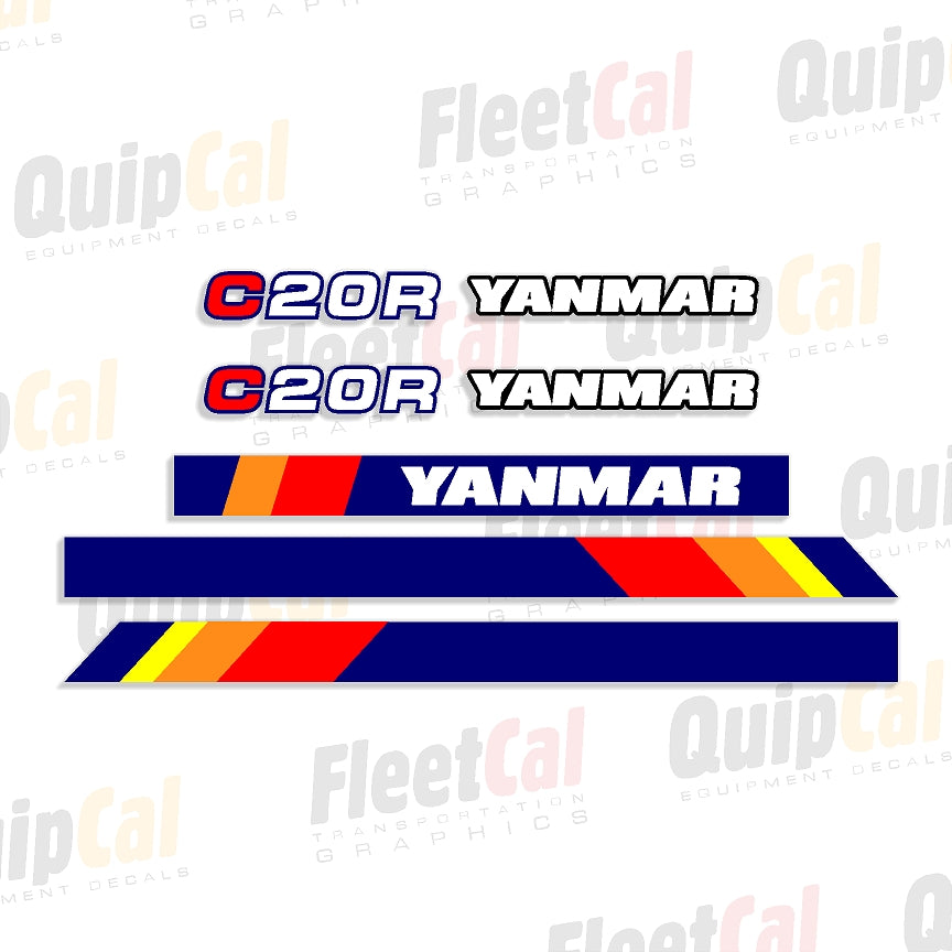 Yanmar Crawler Dump Decals