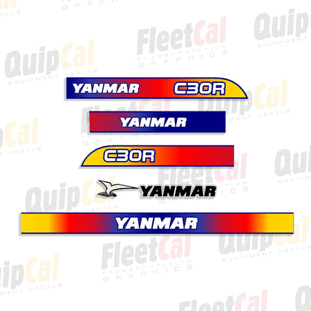 Yanmar Crawler Dump Decals