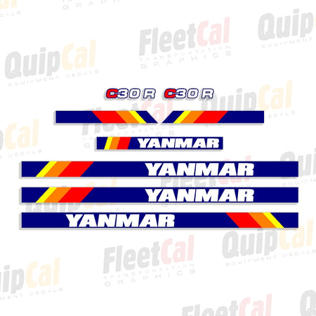 Yanmar Crawler Dump Decals