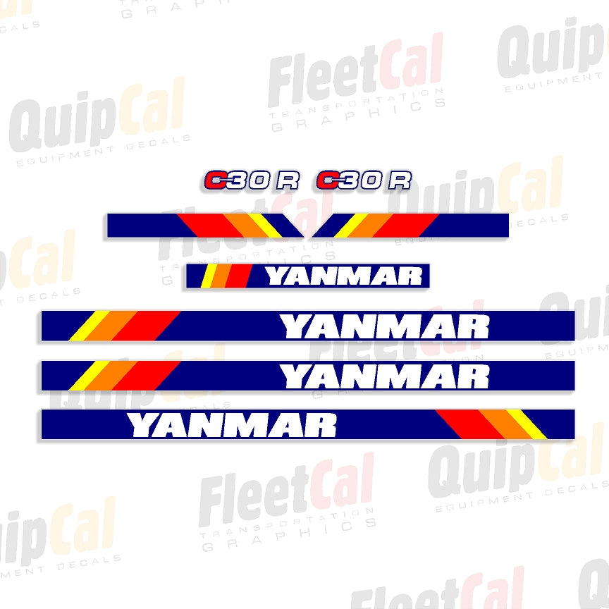 Yanmar Crawler Dump Decals