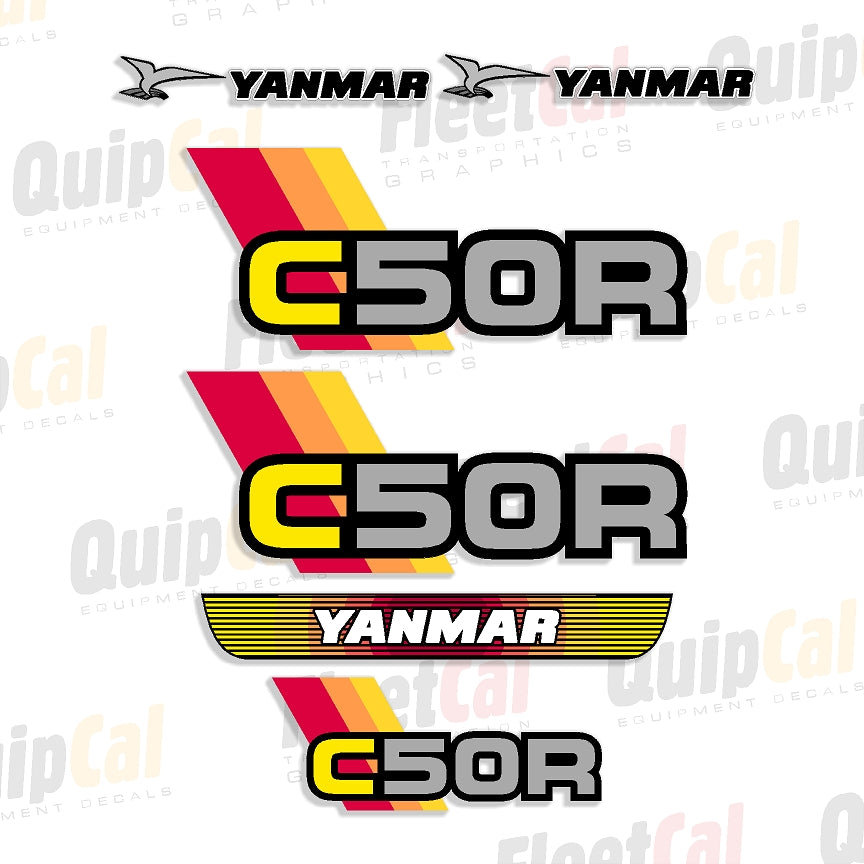 Yanmar Crawler Dump Decals