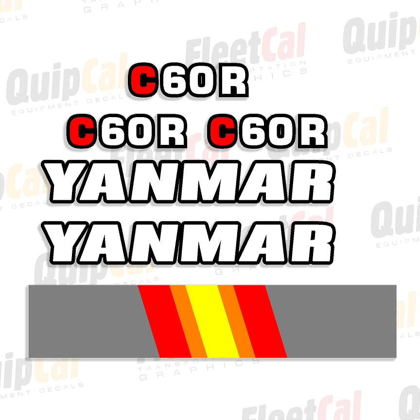 Yanmar Crawler Dump Decals