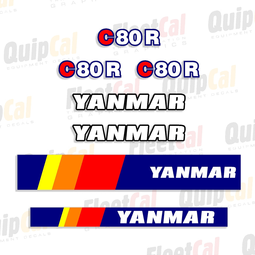 Yanmar Crawler Dump Decals