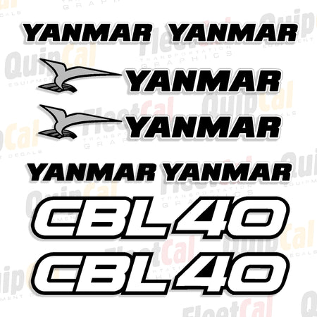 Yanmar Backhoe Decals