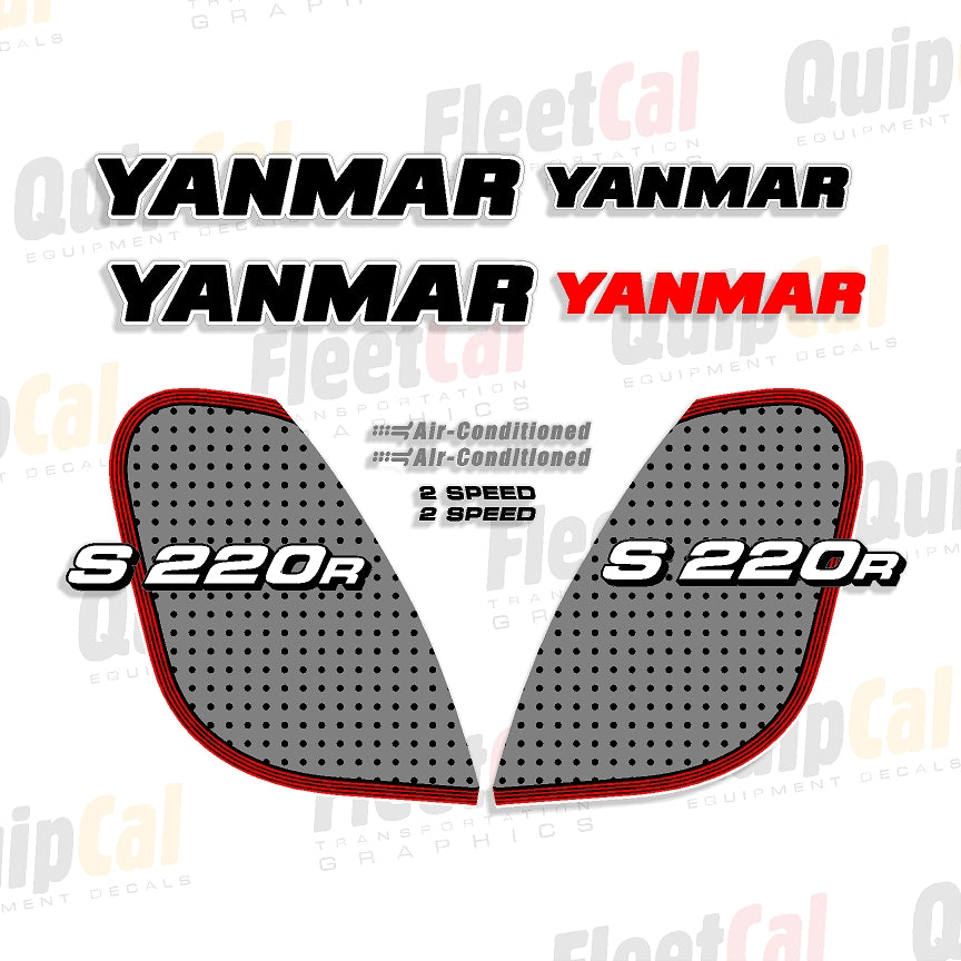 Yanmar Skid Loader Decals