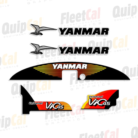 Yanmar Excavator Decals