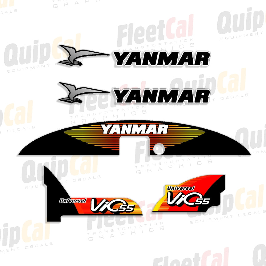 Yanmar Excavator Decals