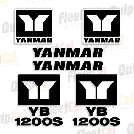 Yanmar Excavator Decals