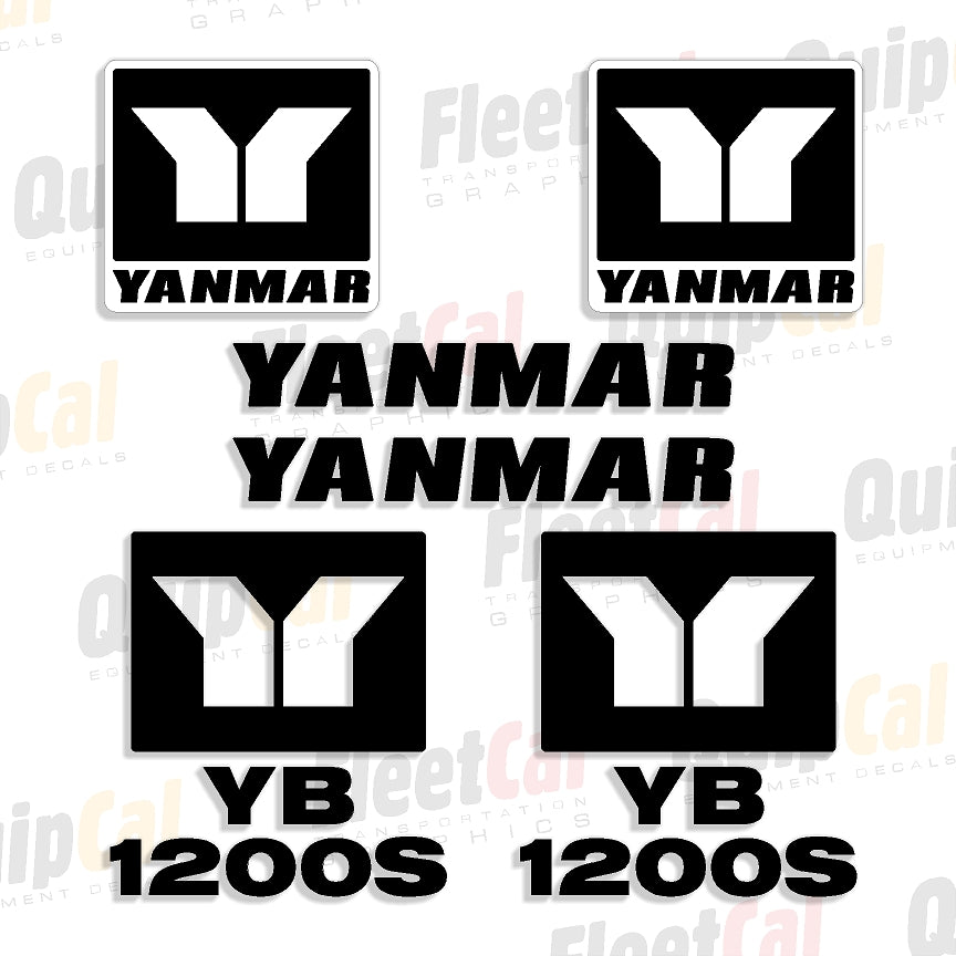 Yanmar Excavator Decals