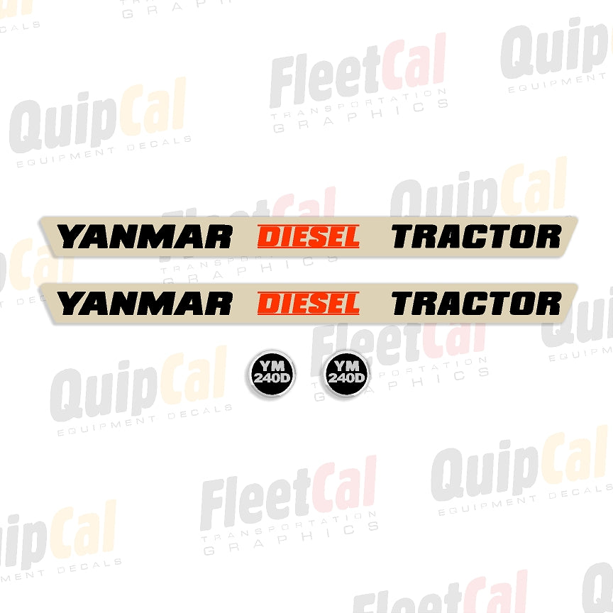 Yanmar Tractor Decals