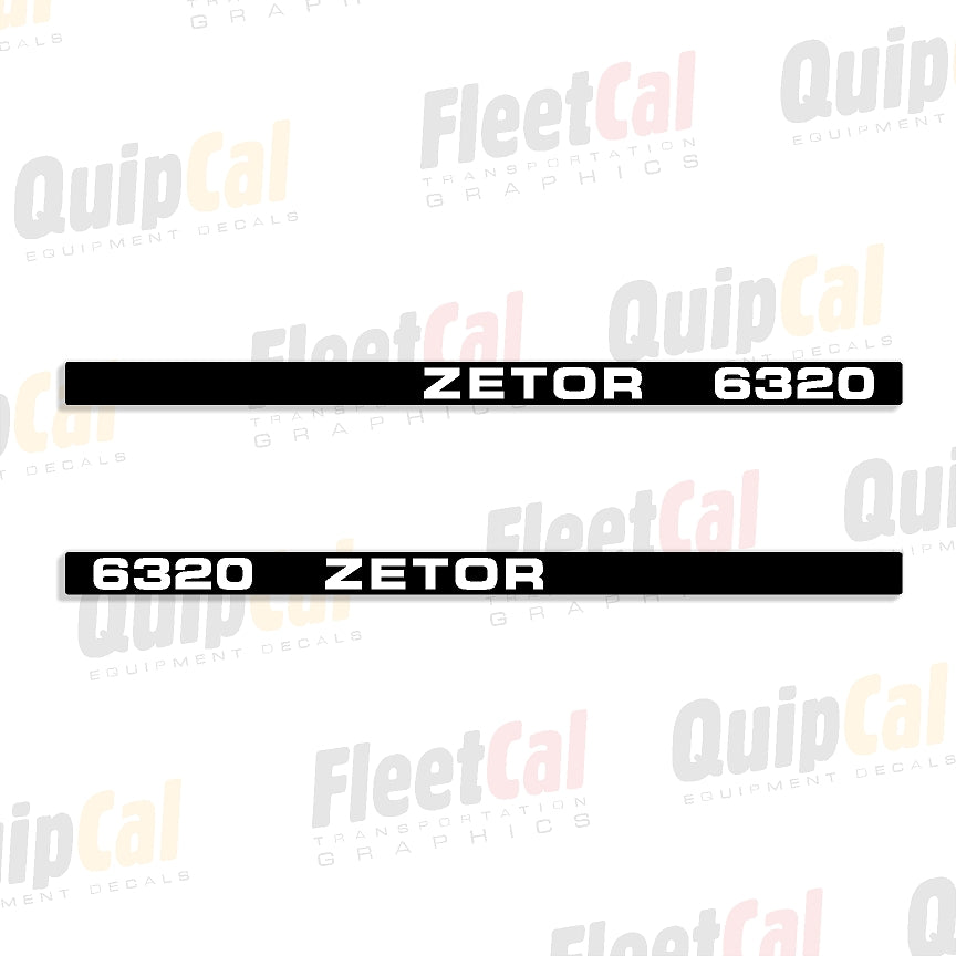 Zetor Tractor Decals