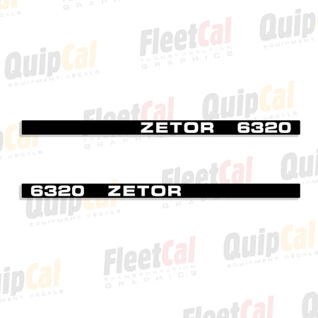 Zetor Tractor Decals